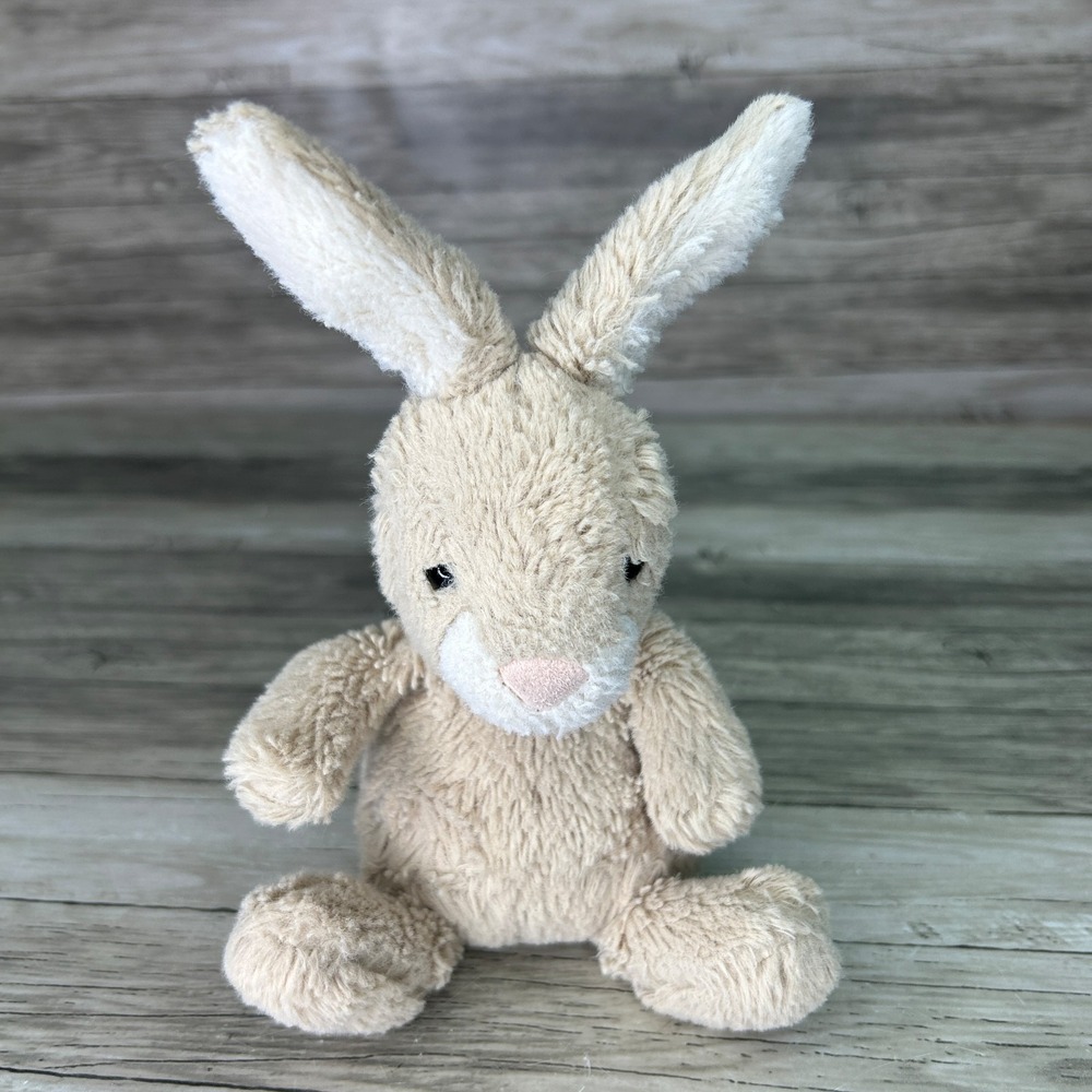 Jellycat Little Poppet Rabbit Bunny Champagne Cream Plush Stuffed Animal